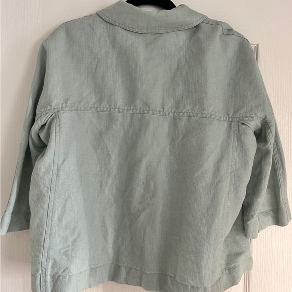 J Jill Linen jacket. Petite large - Picture 3 of 5
